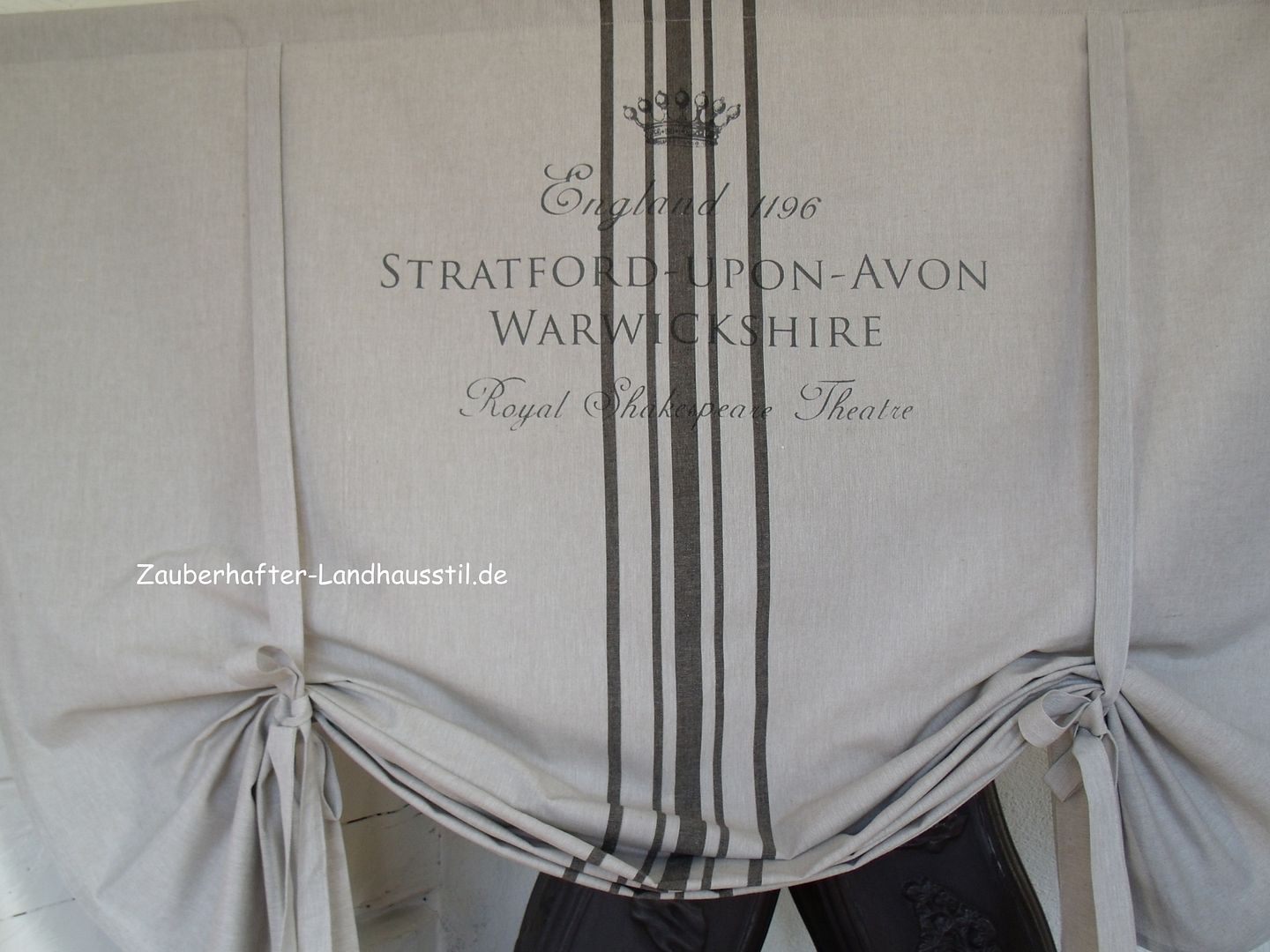 Stratford*french grau sand*rollgardine rollo*120x120*franske ...