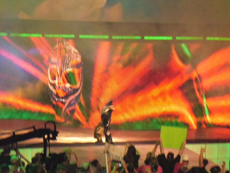 WWE-41.jpg Rey Mysterio makes entrance. image by LeahSpeno