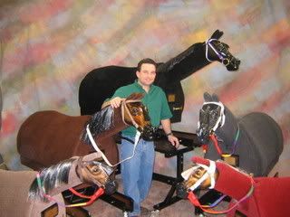 Frankie and his horses