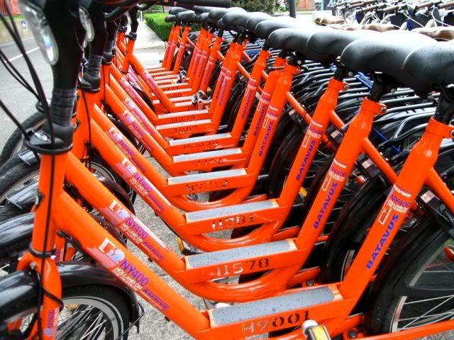 bikes for rent on Governor's Island