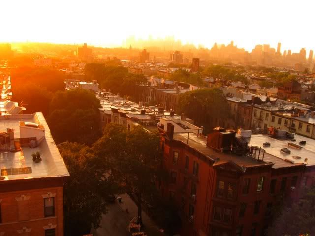 Park Slope, Brooklyn, sunset