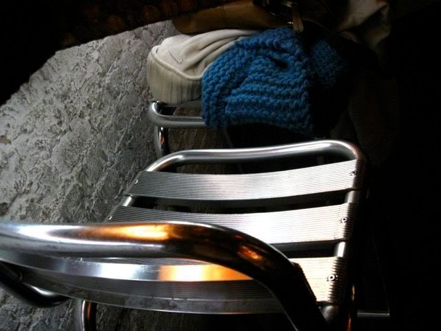 chair and scarf