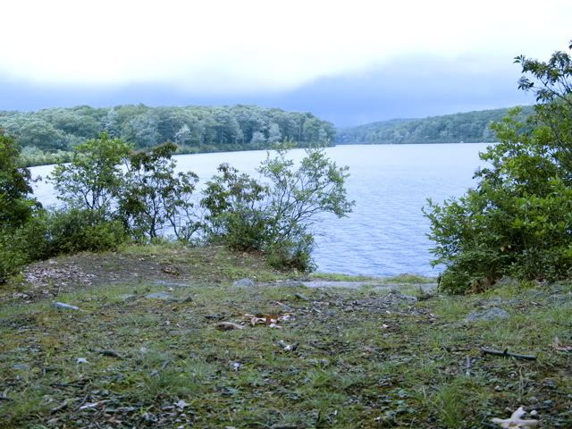 Sunday afternoon view from the tent, Harriman State Park