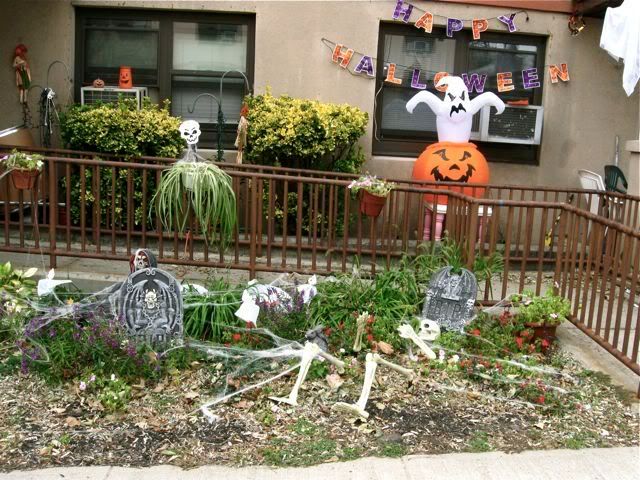 Halloween display in New Jersey