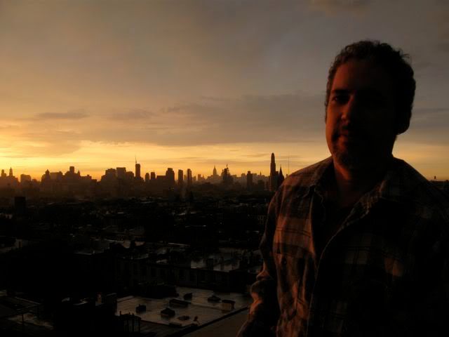MCHuge in Brooklyn (Park Slope) with sunset