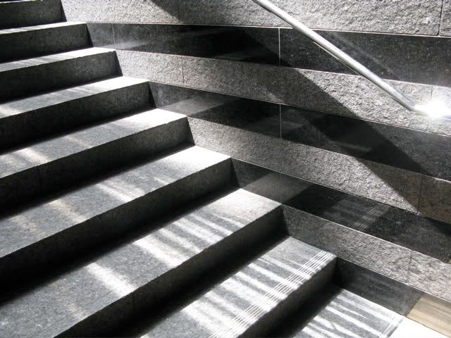 Stairs, shadows -- SFMOMA