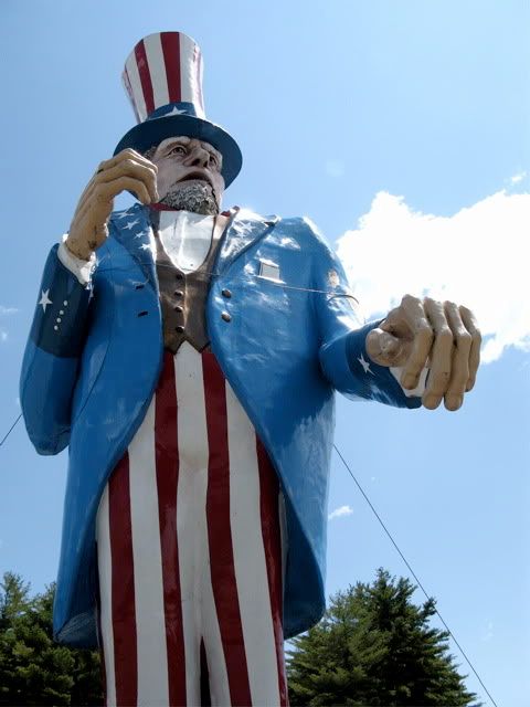 Uncle Sam statue, Lake George, NY, miniature golf
