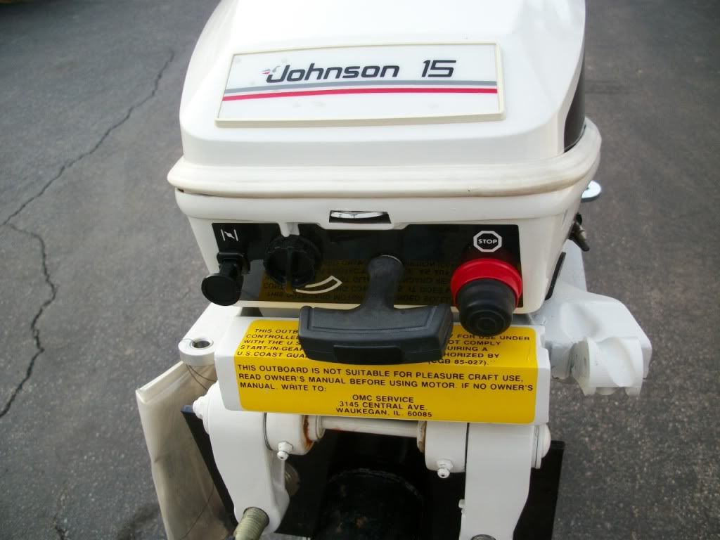 NOS johnson 15a motor for sale