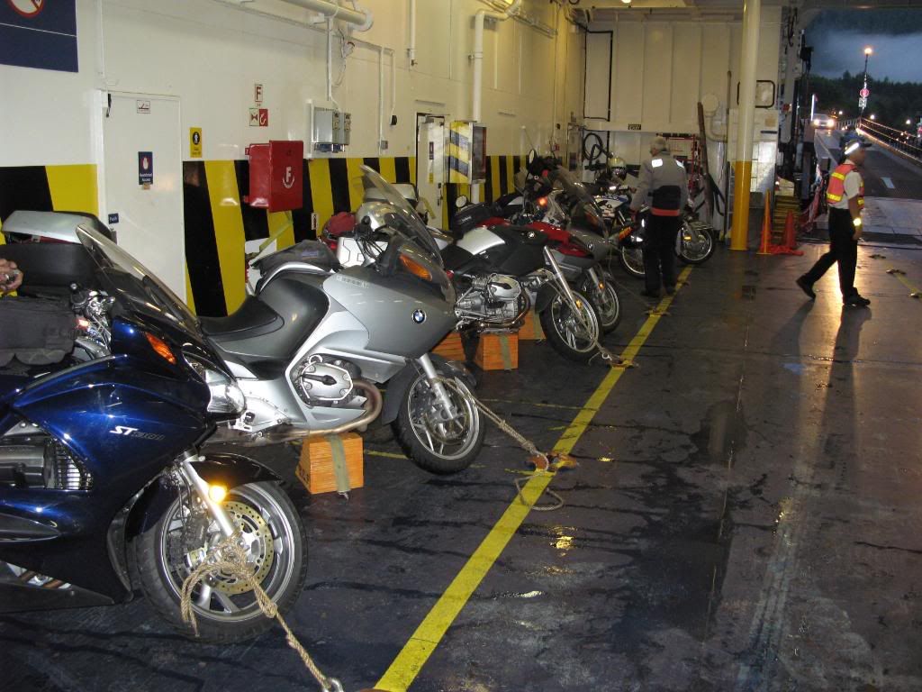 Lashing down your bike on ferries Adventure Rider