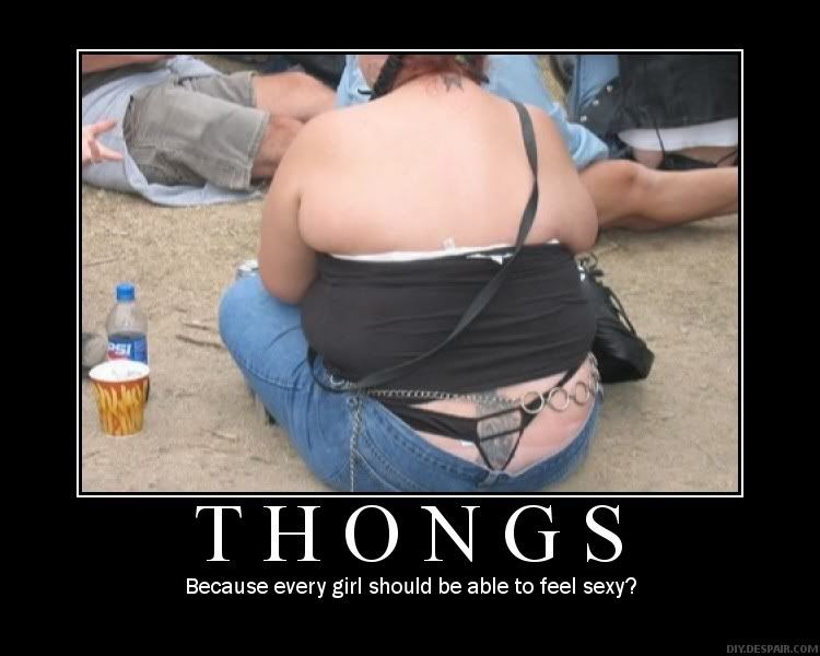  THONGS ON FAT GIRLS