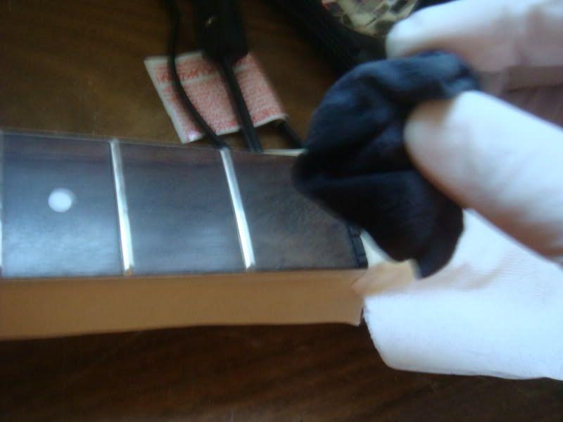 "Ebonized" My rosewood fretboard DIY (Do It Yourself) Harmony Central
