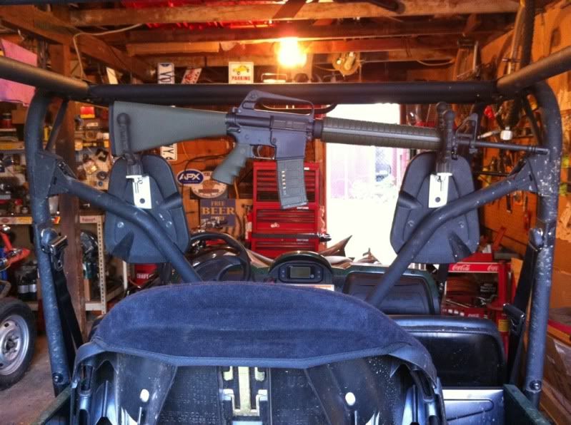 Home Made GUN RACK Yamaha Rhino Forum