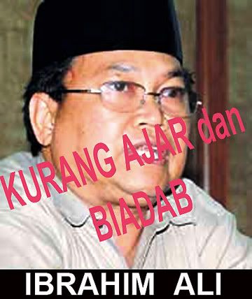 IBRAHIM ALI KURANG AJAR