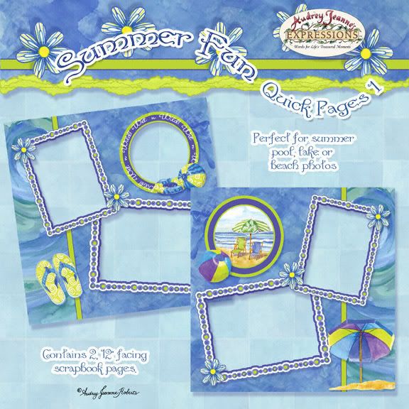 scrapbook pages premade templates
