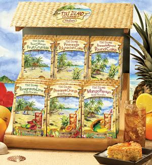Tiki tropical gourmet fruit dessert collection by brownlow gifts