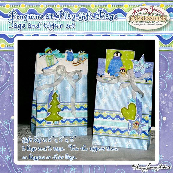 Penguin Giftbags, Gift tags and Toppers Preview