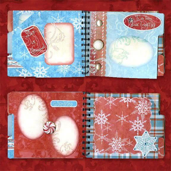 Christmas scrapbook Instant Album Digital Clip Art Kit