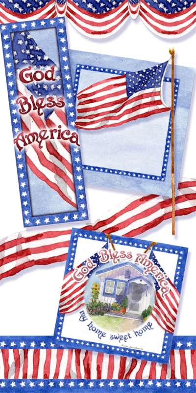 Patriotic Clip Art for the Fourth of July