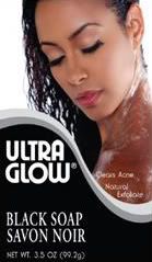 ultra glow black soap,black soap,shea butter,shea butter soap,black skin,acne,dark spots