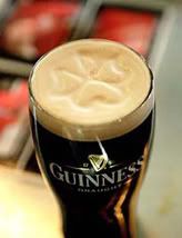 Guinness - Fresh Pint with a Shamrock Pictures, Images and Photos