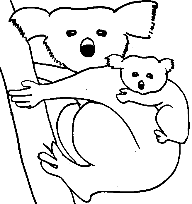 Australian Coloring Pages