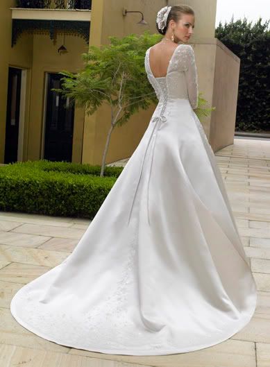 vintage wedding dress with sleeves. Classic Vintage Wedding Dress