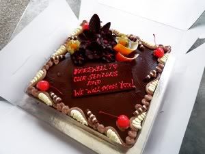 Luqman & I escaped 1st when they started slapping us with cake
