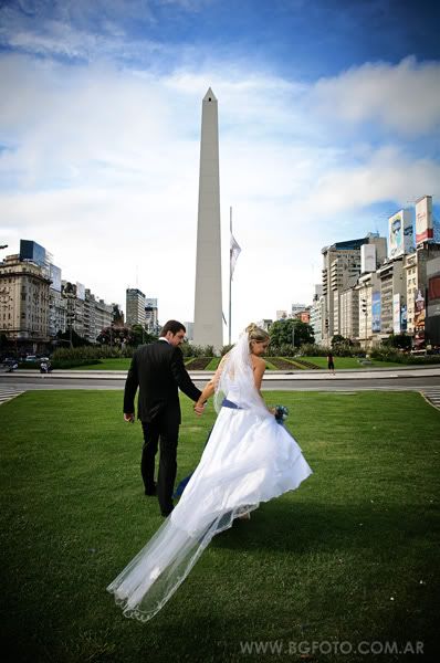 bgfoto, novios, Buenos Aires, obelisco, bodas de destino, destination wedding
