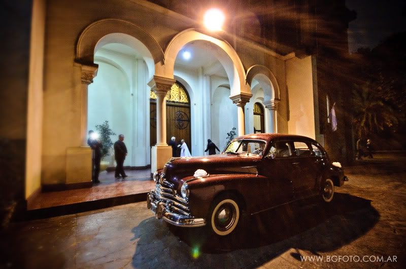 bgfoto, casamiento, parroquia san benito abad, pontiac 1947, vintage cars
