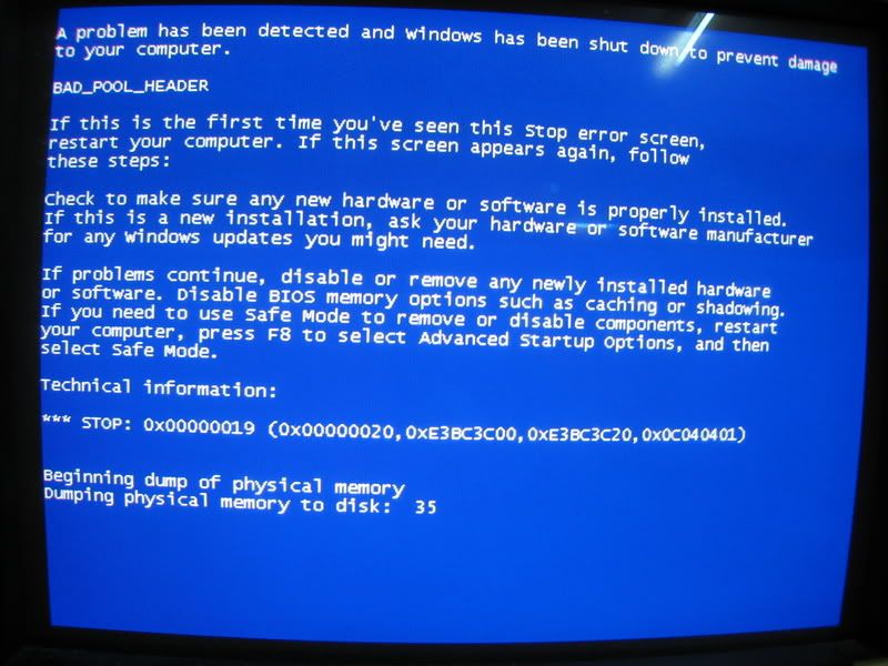 Bsod Screenshot