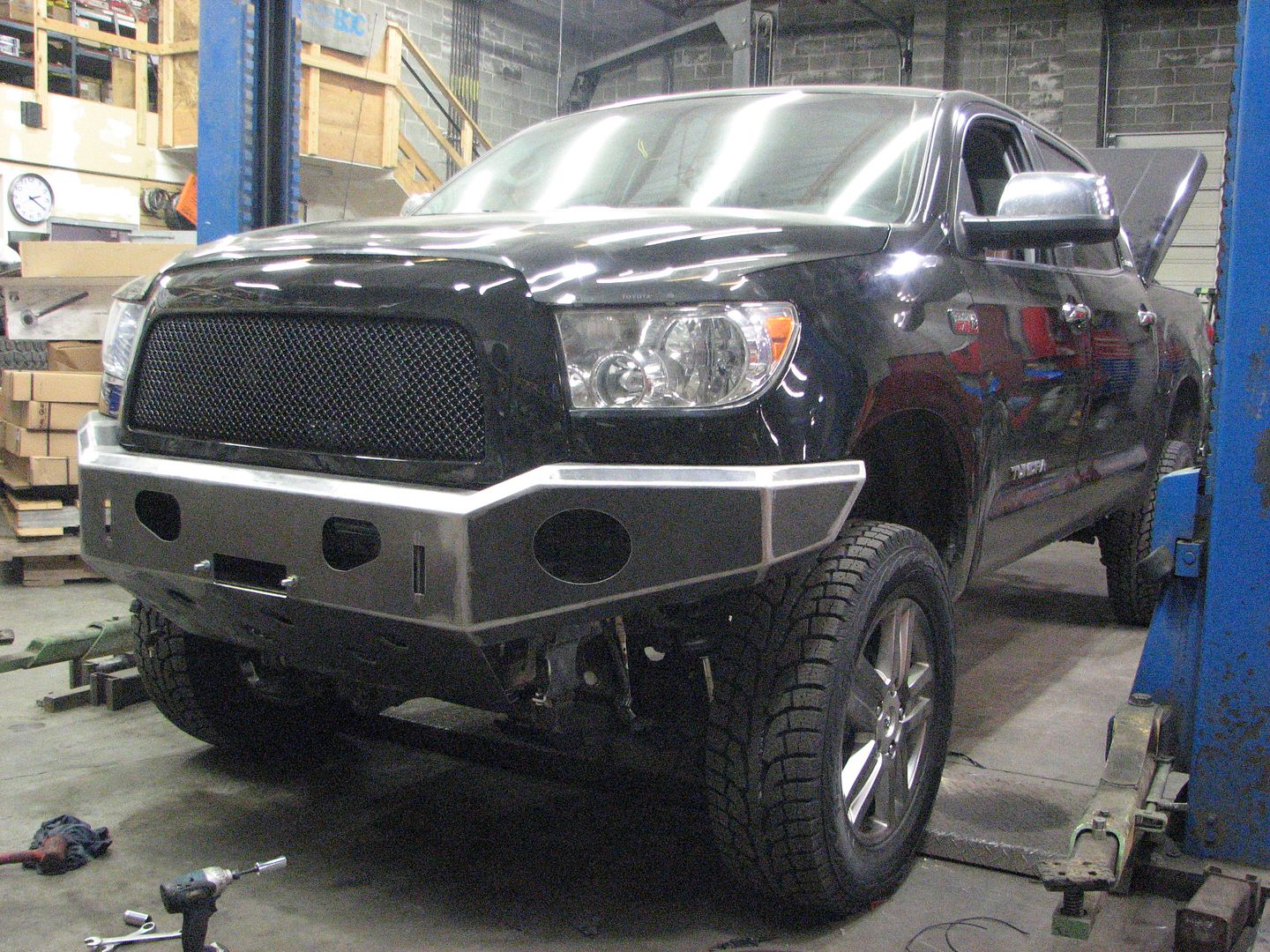 2008 Toyota tundra front bumper removal