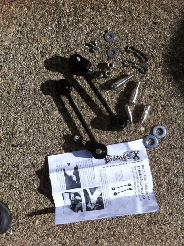 California TJ Teraflex quick disconnects Jeep Wrangler Forum