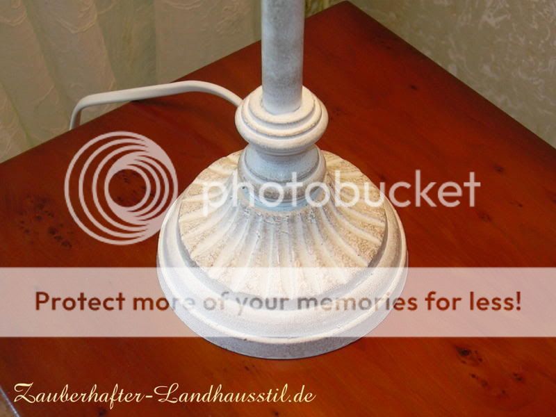 LANDHAUS*TISCH LEUCHTE*NACHTTISCH LAMPE*SHABBY*VINTAGE  