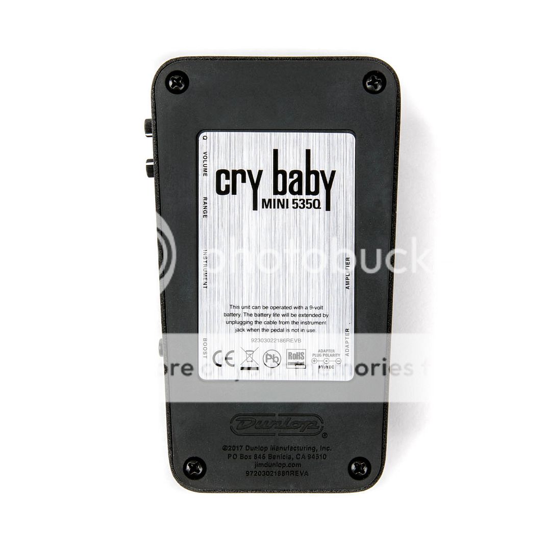 Jim Dunlop JDCBM535Q Cry Baby Mini WAH Guitar Effects Pedal