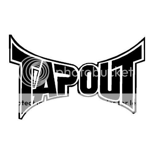 Tap Out Tapout MMA Solid Vinyl Decal Sticker  