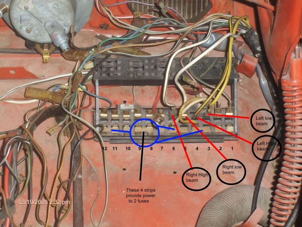 Need 1974 Standard Fuse Panel Wiring Help - Shoptalkforums.com