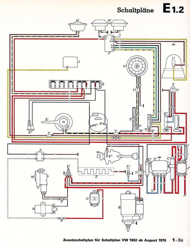 Schematics, diagrams and shop drawings. - Shoptalkforums.com dune vw alternator wiring 