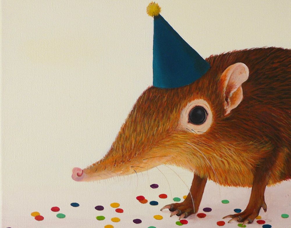  photo Elephant_shrew_Birthday_hat_confetti_painting_zoomedin.jpg