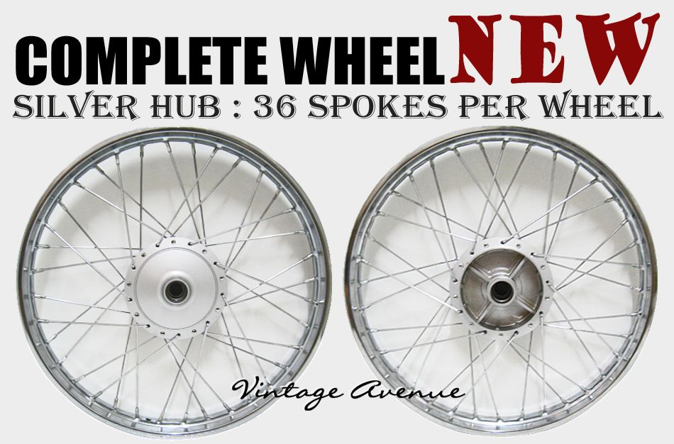 Suzuki A100 AS100 AC100 Front Rear Wheel Rim Hub Spoke F4S R3S