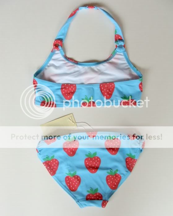 Girls Mini Boden Strawberry Bikini Swimsuit Agua Piece Swimwear | My ...