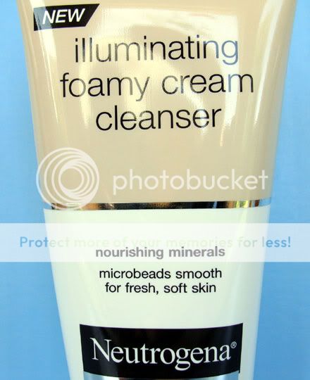Neutrogena Illuminating Foamy Cream Minerals Cleanser Nurishing Soft