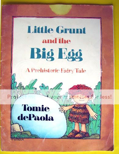  Big Egg Tomie dePaola Book Prehistoric Fairy Tale RL 4 5 6 7 8